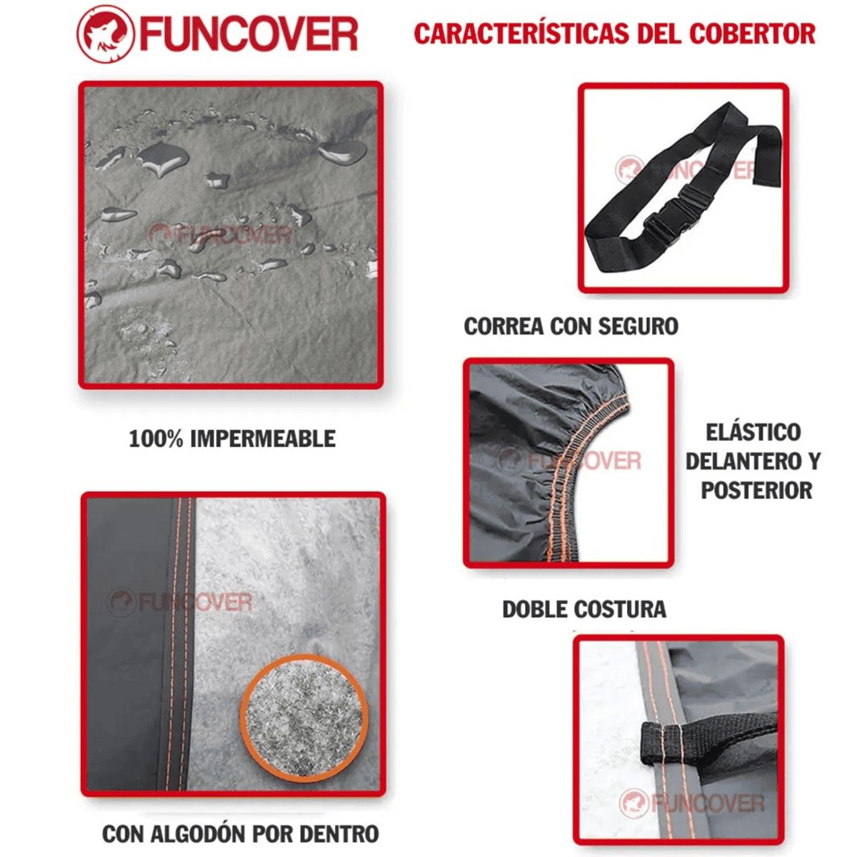 FUNCOVER - Cobertor camioneta JAC JS2 impermeable