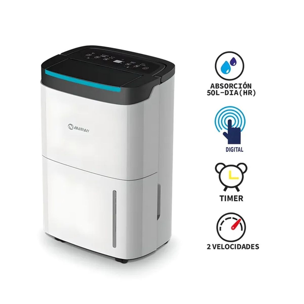 MIRAY - Deshumedecedor Miray DM-522 7 L 75 - 80 m²