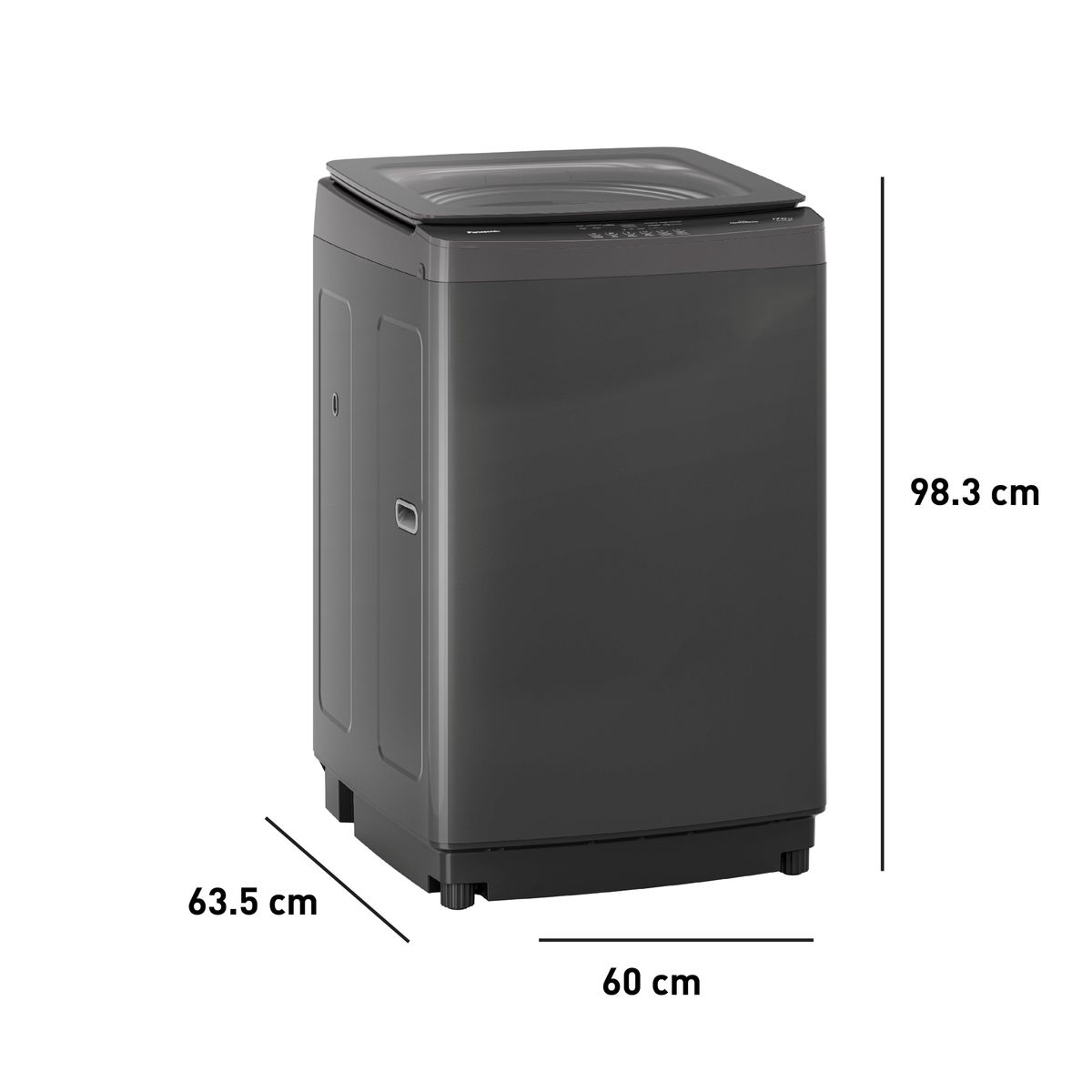 PANASONIC - Lavadora 13kg Top Load F13JB1 Carga Superior Gris