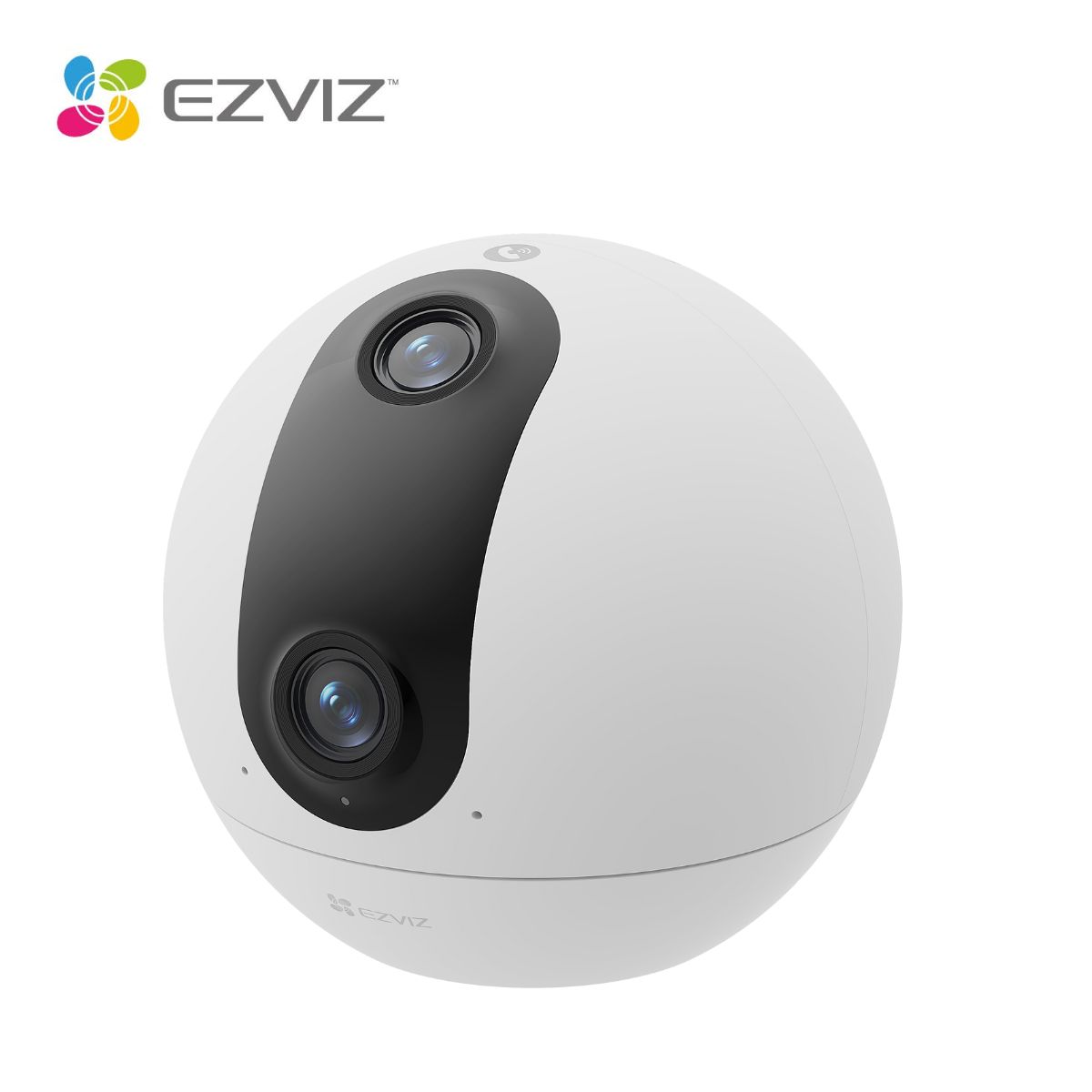 EZVIZ - Cámara De Seguridad Ezviz C60p 2k Doble Banda Visión 360°con Botón Llamada