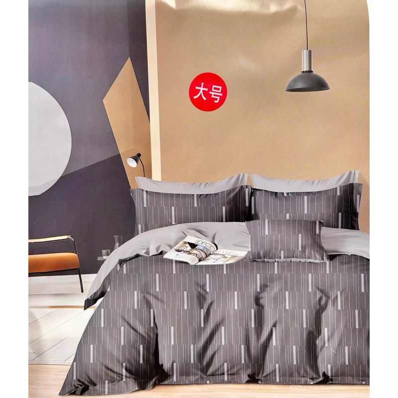 MINGDA - Set de Edredón 2pz de 5 Piezas 100% Algodón