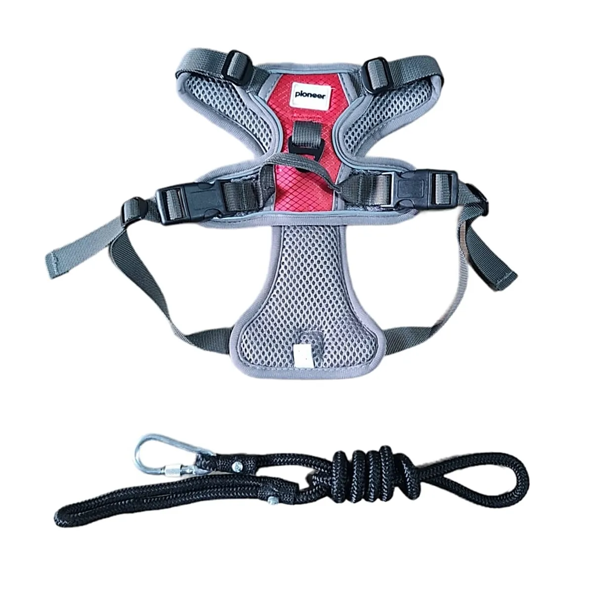 PIONEER - Pechera Arnés Para Mascotas Perros Con Jalador Tallas S