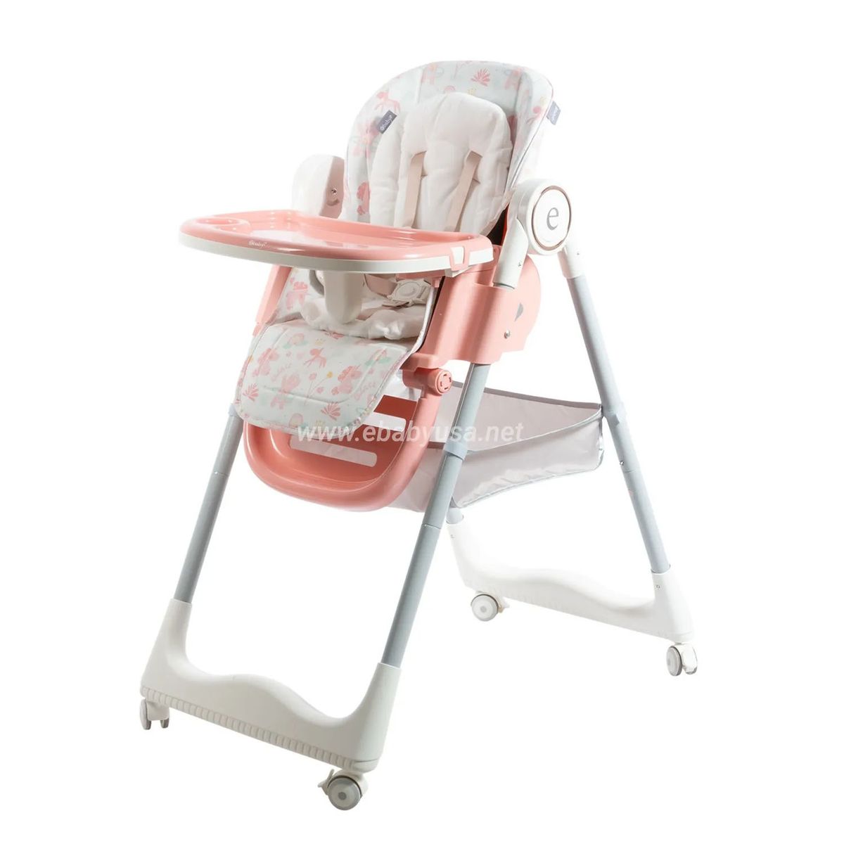 EBABY - Silla de comer Plegable Roxy Rosado