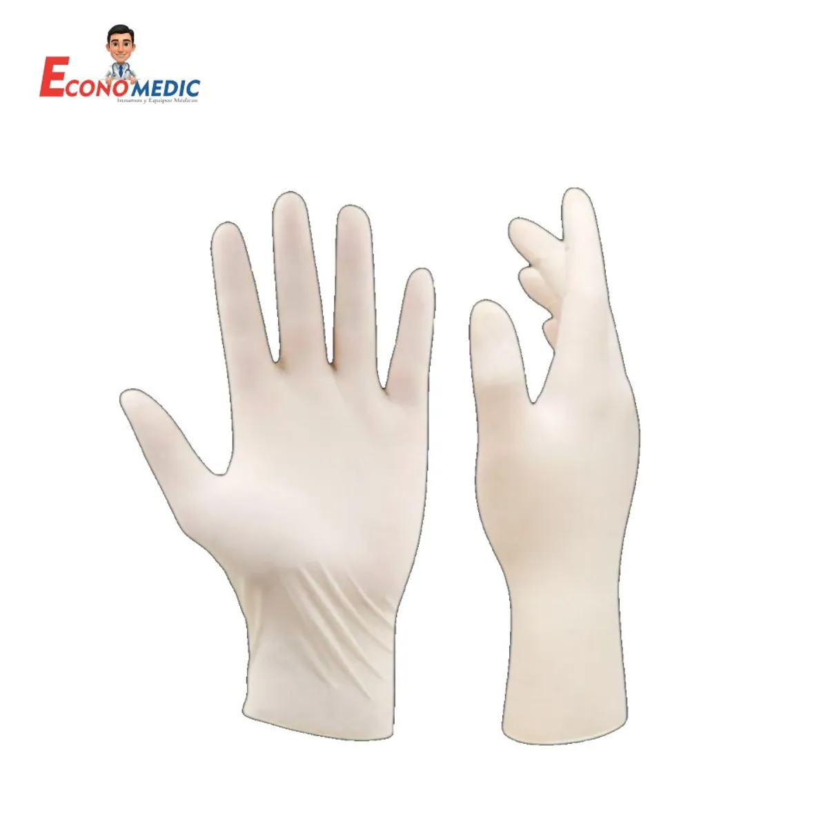 GENERICO - GUANTES DE LATEX TALLA M X 100 UND - ALFYMEDIX