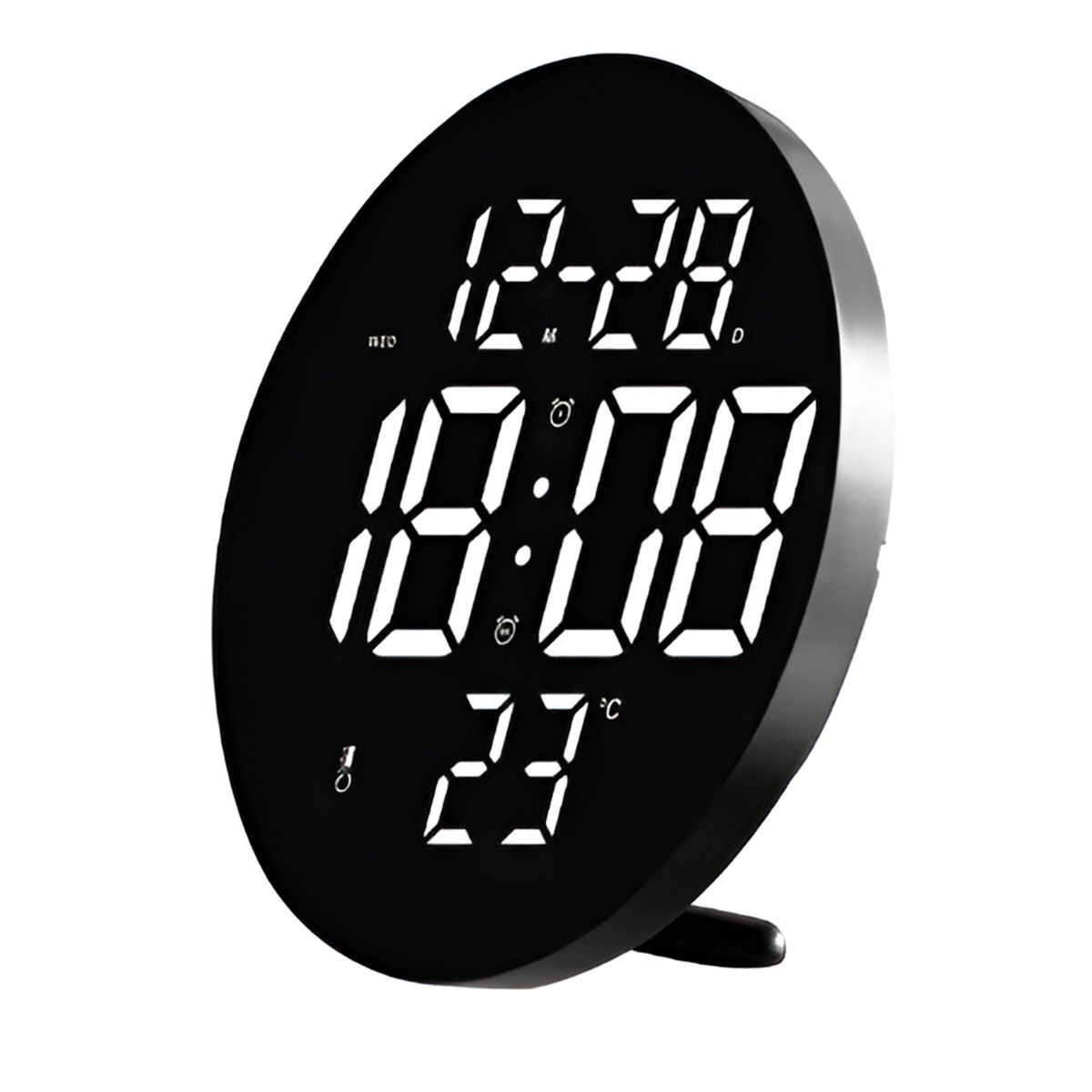 GENERICO - Reloj de pared Led silencioso