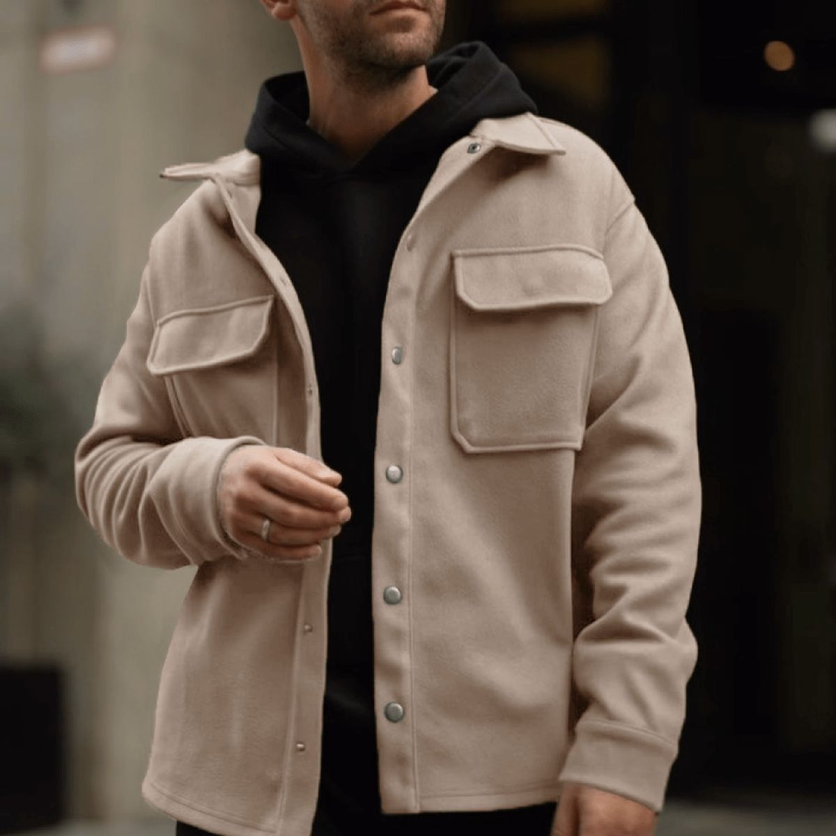 GENERICO - SOBRECAMISA  CASUAL DE HOMBRE