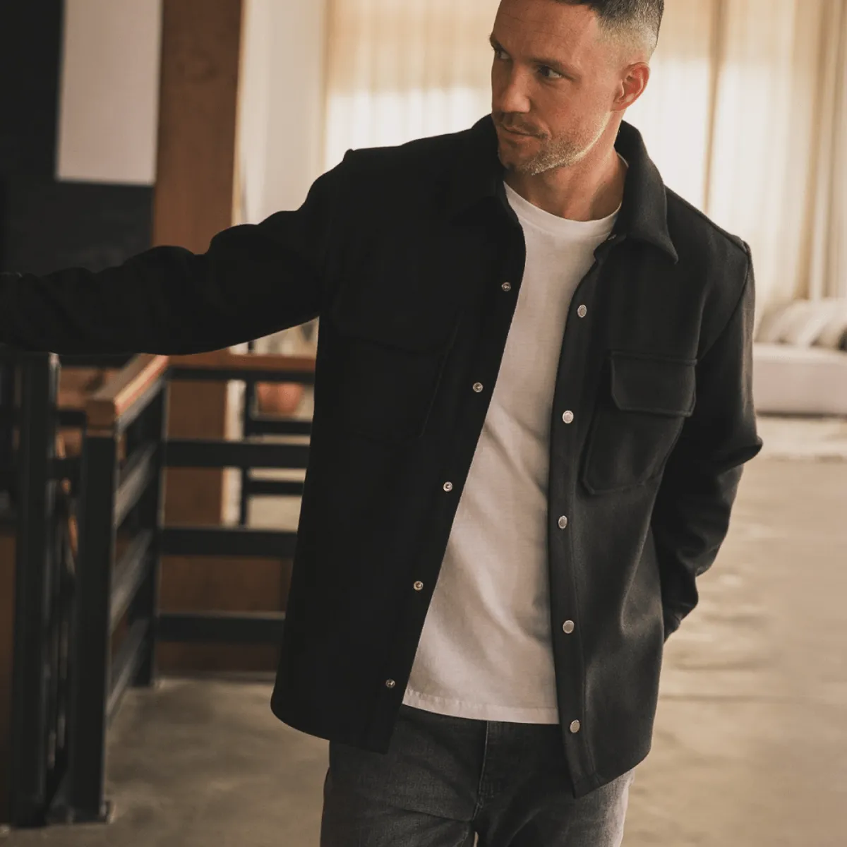 GENERICO - SOBRECAMISA  CASUAL DE HOMBRE