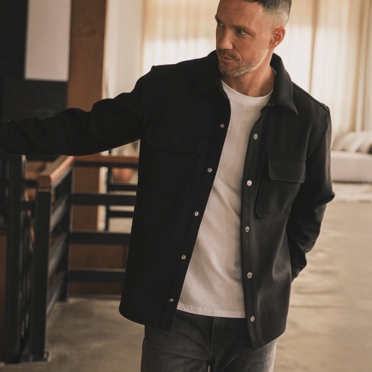 GENERICO - SOBRECAMISA  CASUAL DE HOMBRE