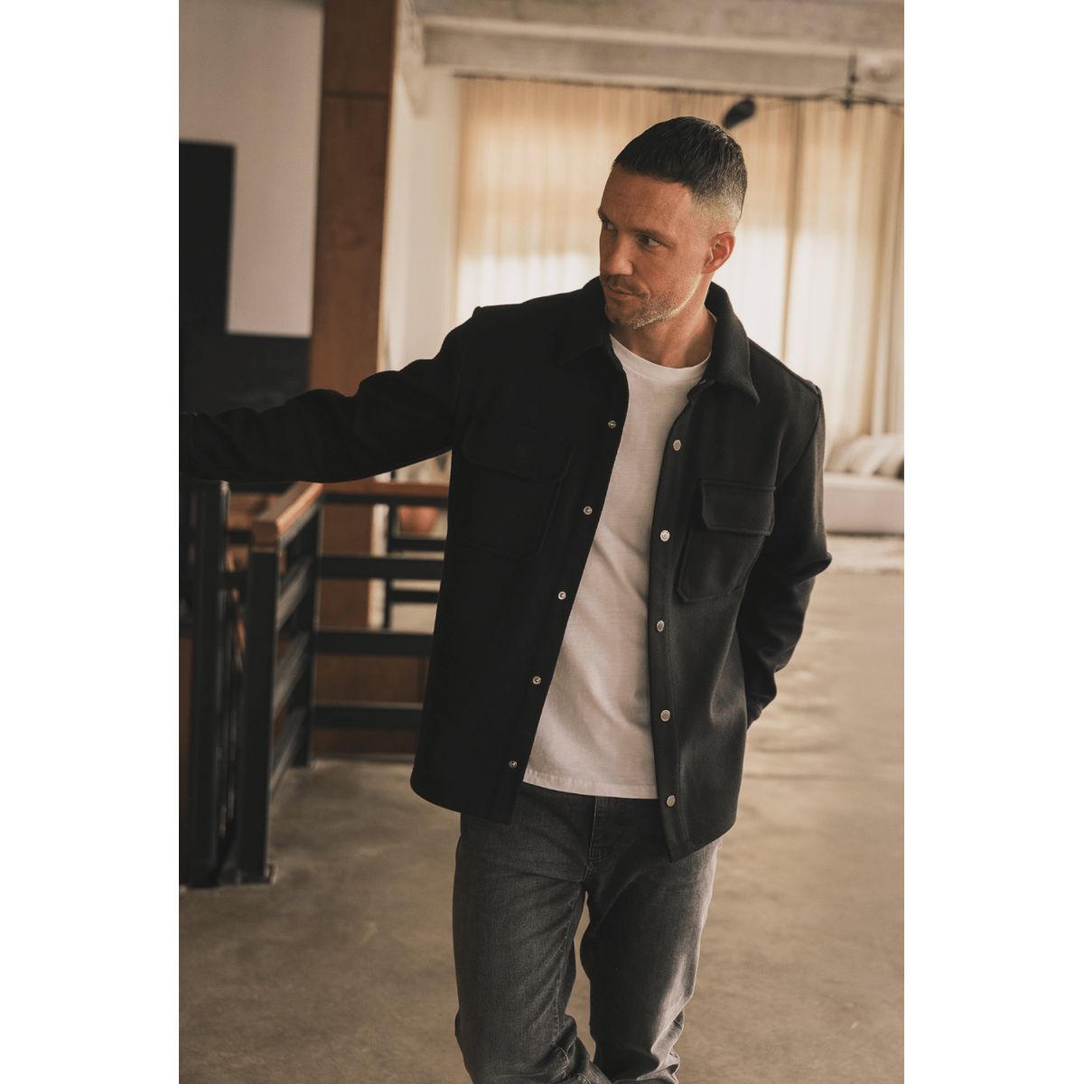 GENERICO - SOBRECAMISA  CASUAL DE HOMBRE