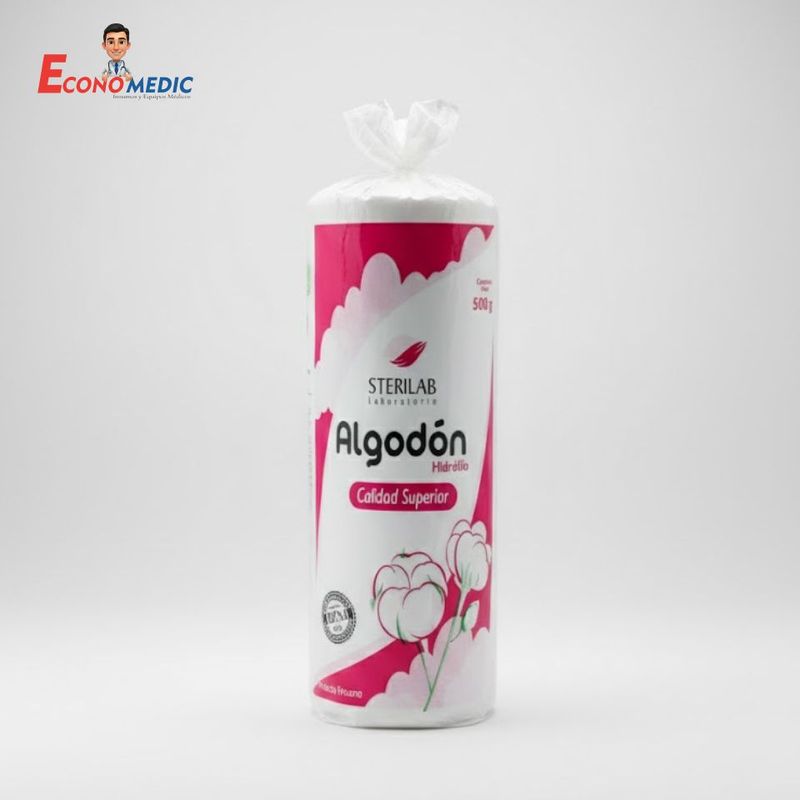 GENERICO - ALGODON HIDROFILO EN ROLLO X 500 GR - STERILAB