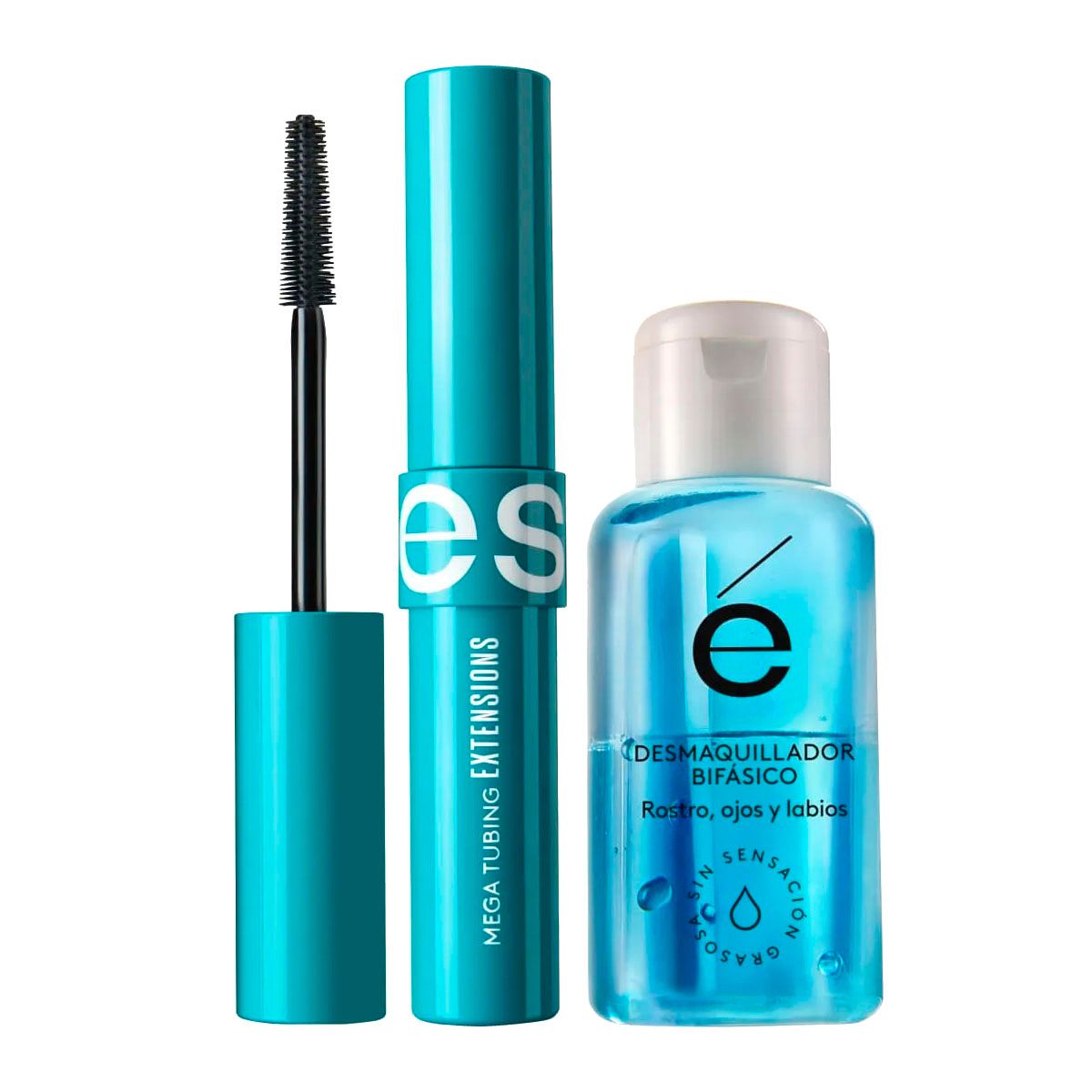 ESIKA - Mega Tubing Extensions Máscara de Pestañas + Desmaquillador
