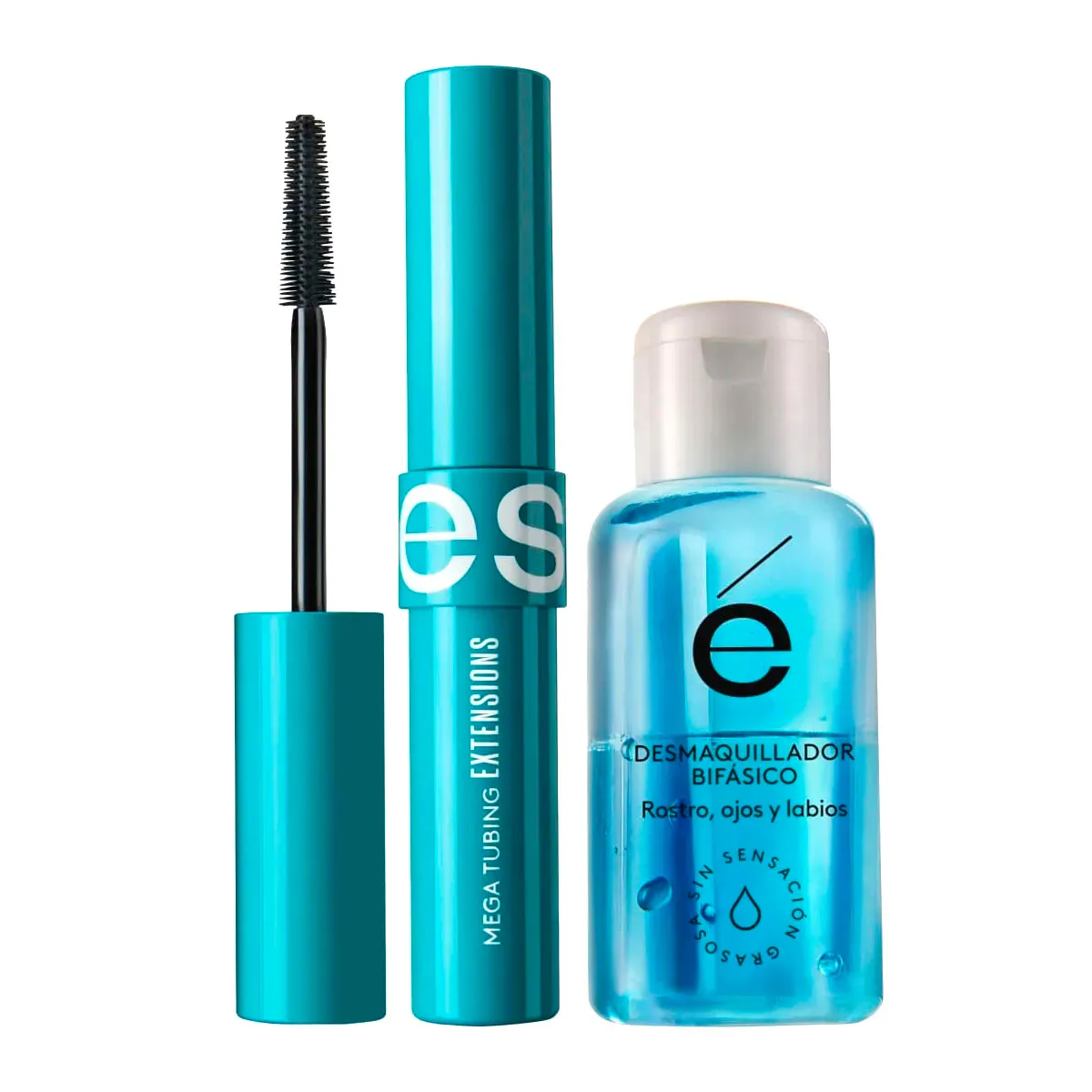 ESIKA - Mega Tubing Extensions Máscara de Pestañas + Desmaquillador