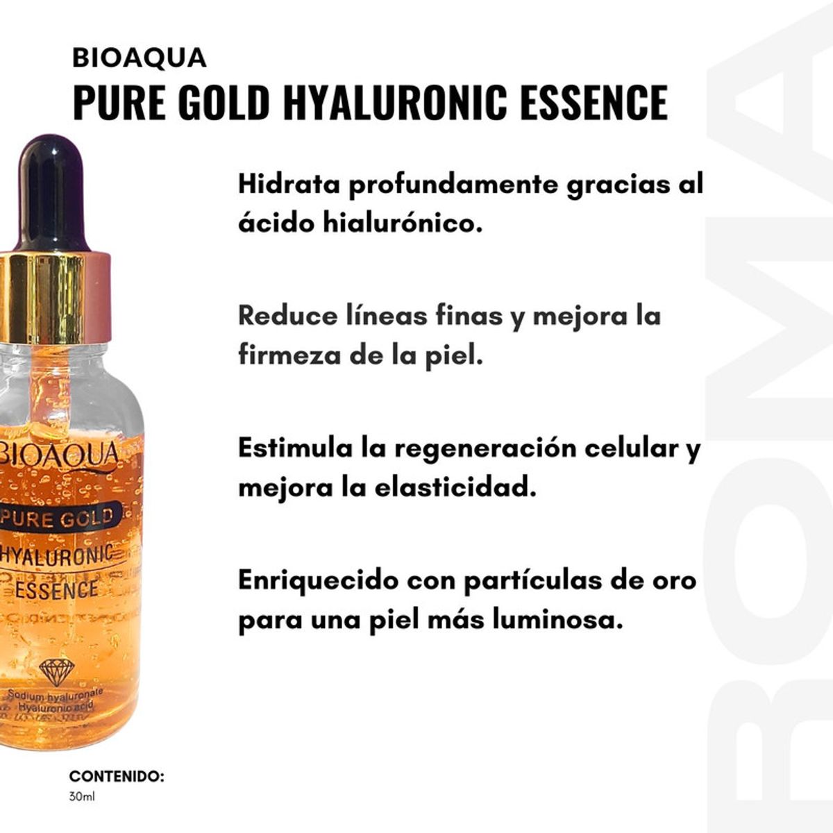 BIOAQUA - PACK 3 DE ORO HIALURONICO REJUVENECEDOR 90ML BIOAQUA