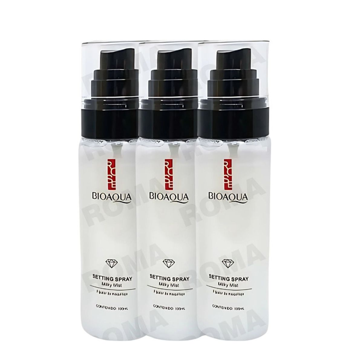 BIOAQUA - PACK 3 FIJADOR DE MAQUILLAJE BLANCO 300ML BIOAQUA