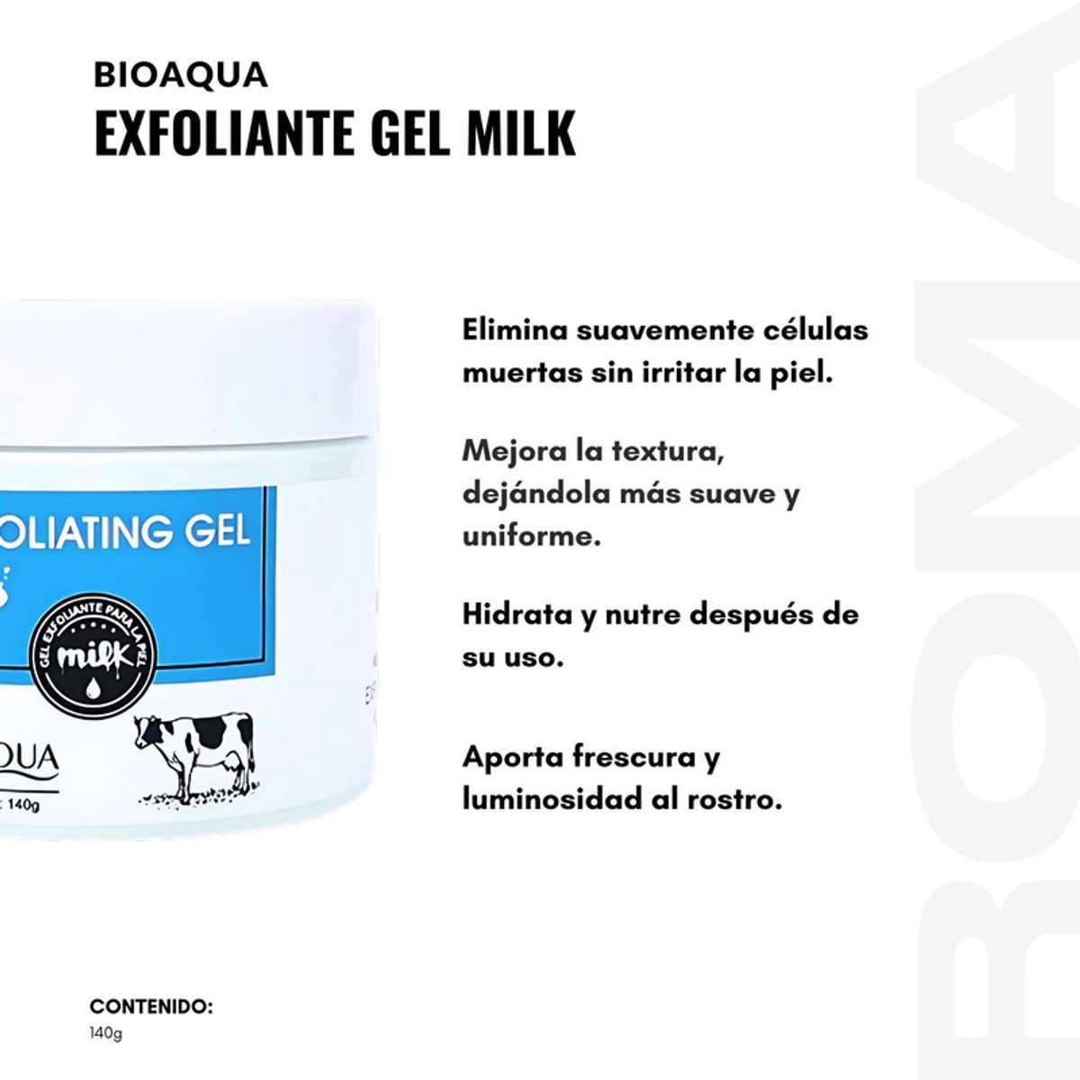 BIOAQUA - PACK 2 EXFOLIANTE GEL DE LECHE 280G BIOAQUA