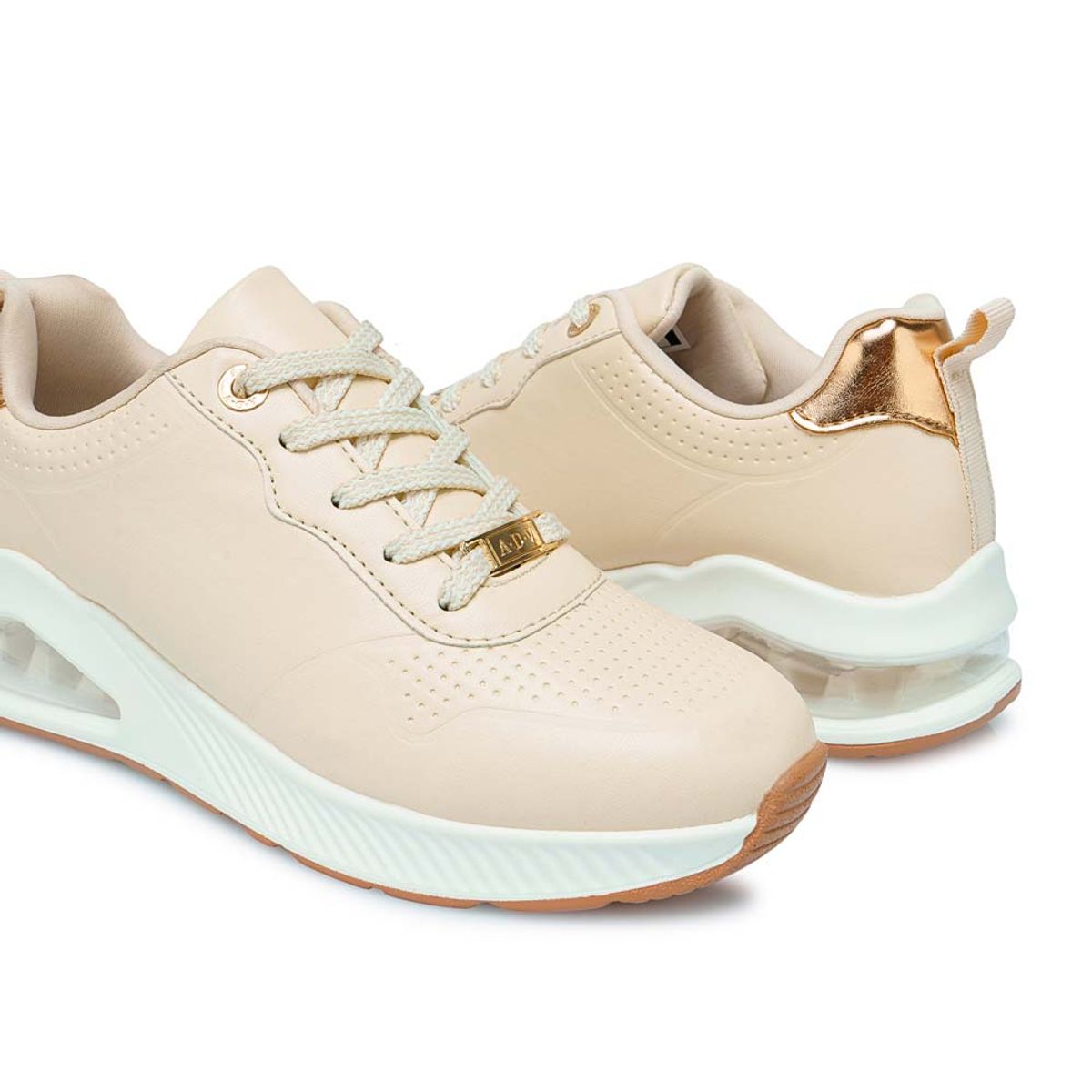 ADV - Zapatilla Casual VALE-2503 VainillaOro Rosa ADV