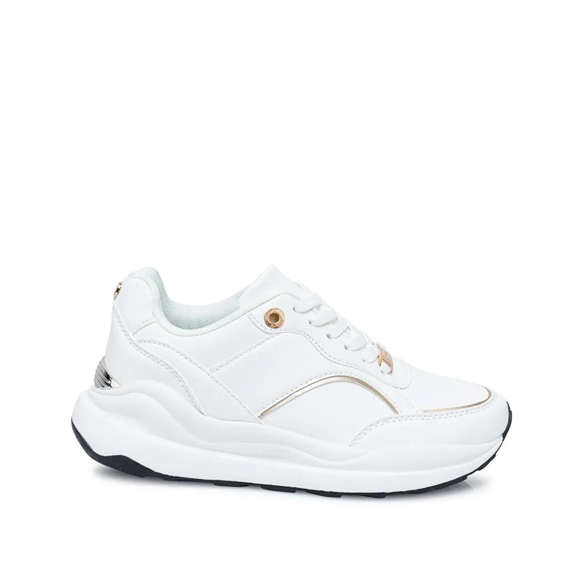 ADV - Zapatilla Casual VALE-2506 BlancoDorado ADV