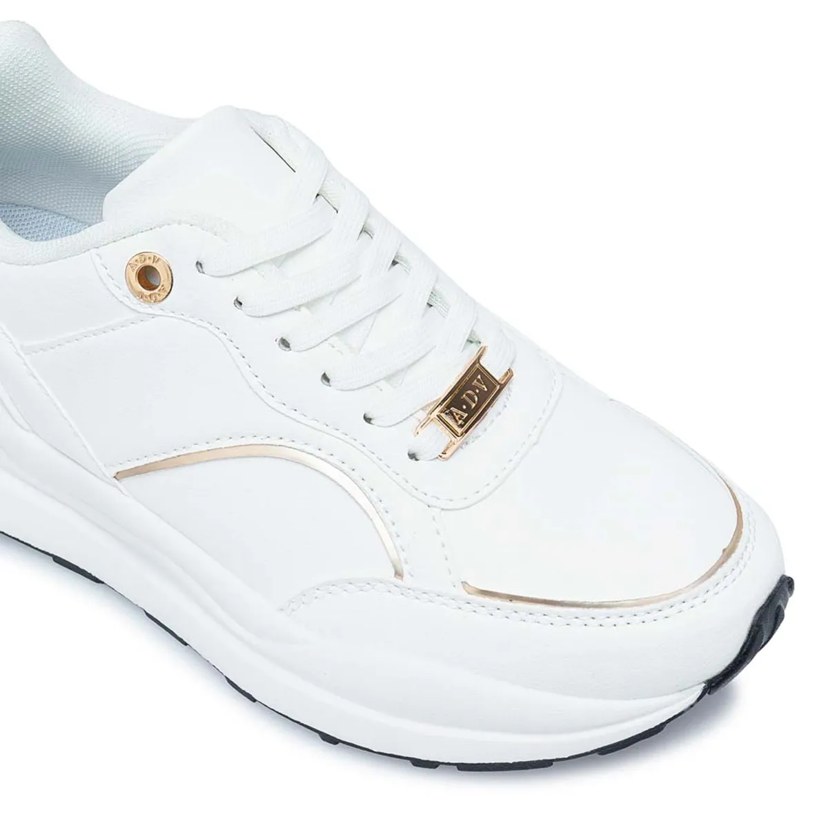ADV - Zapatilla Casual VALE-2506 BlancoDorado ADV