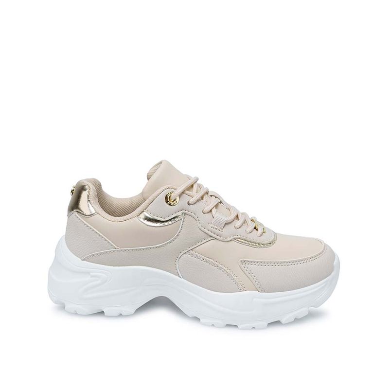 ADV - Zapatilla Casual VALE-2507 VainillaOro Rosa ADV