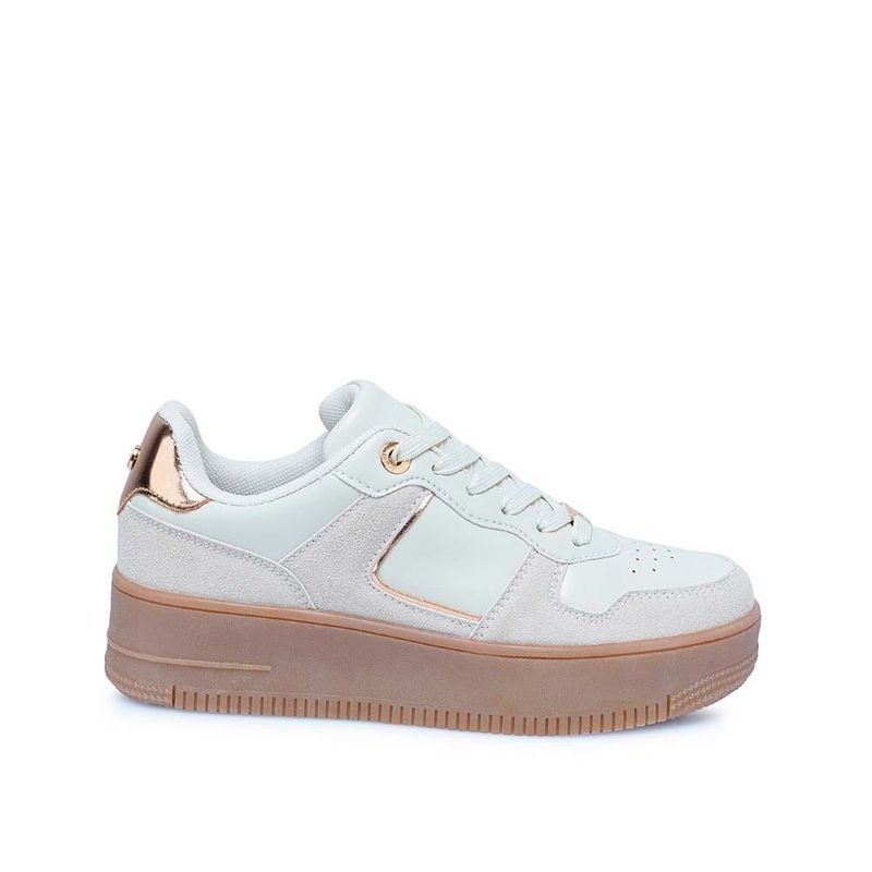 ADV - Zapatilla Casual VALE-2509 VainillaOro Rosa ADV