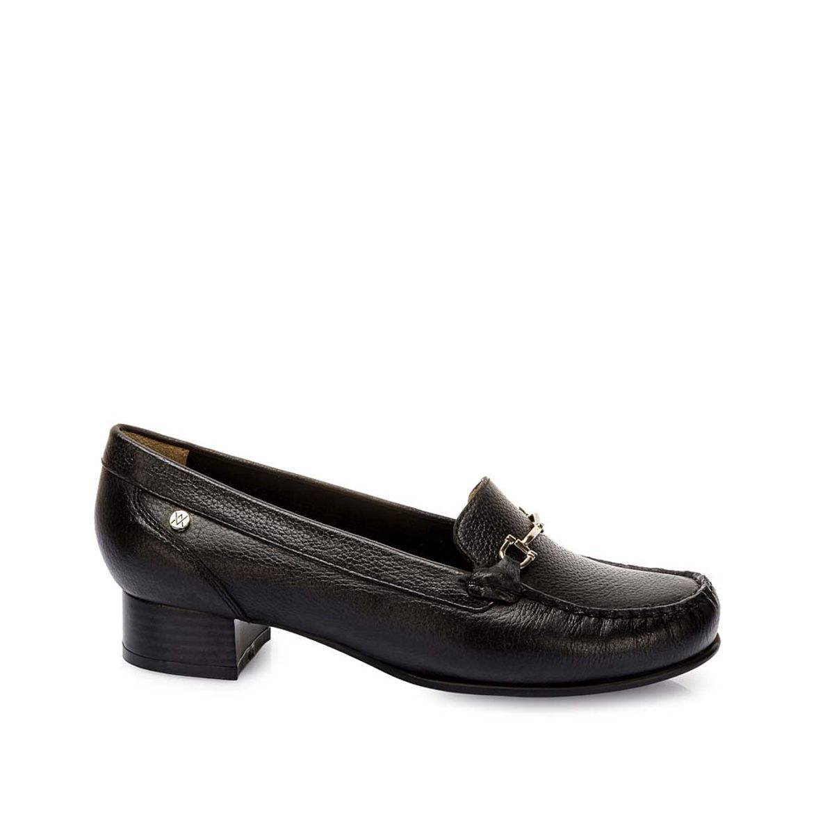 VIALE - Zapato Mocasín Casual DENI-2519 Negro Viale Cuero