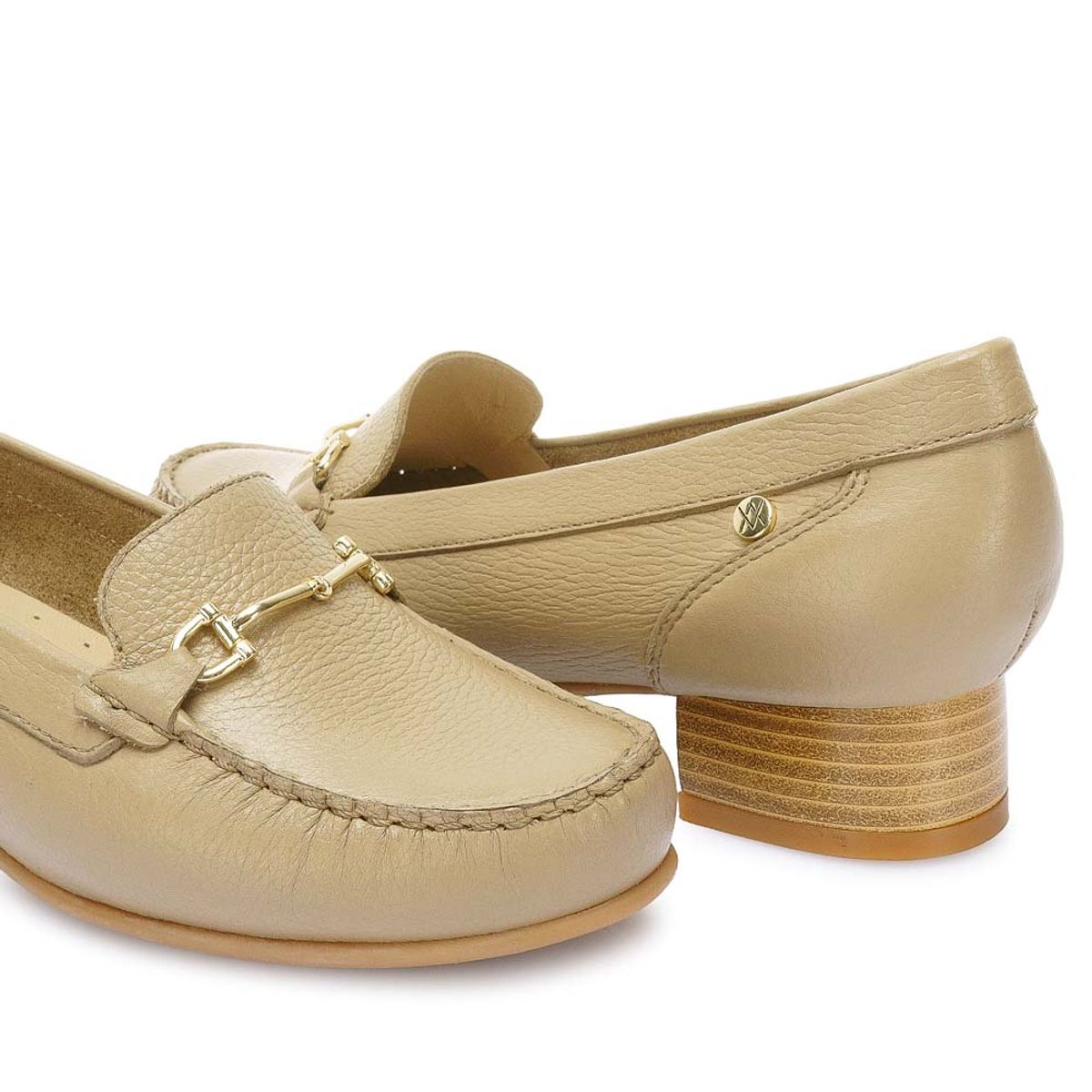 VIALE - Zapato Mocasín Casual DENI-2519 Vison Viale Cuero