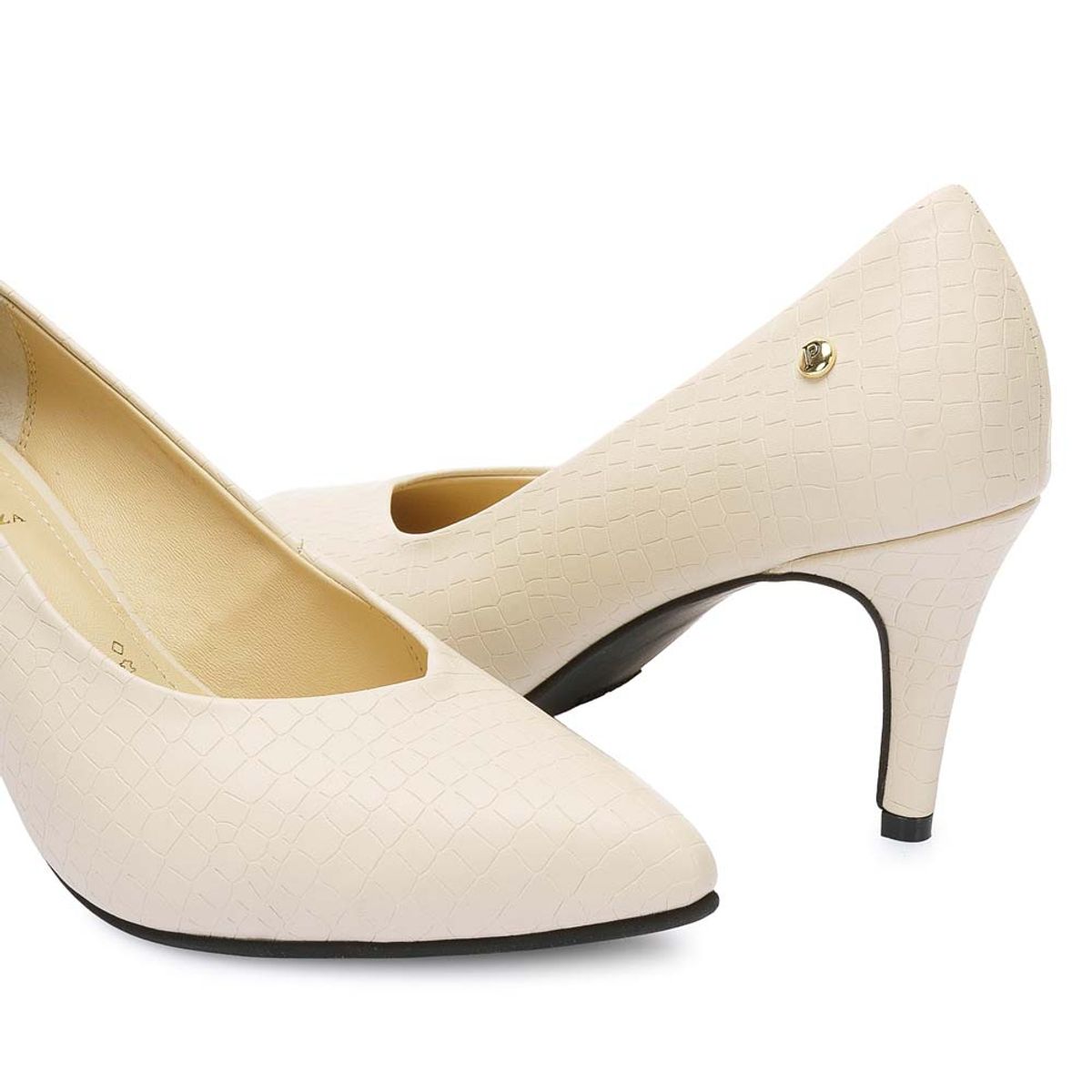 Piazza - Zapato Stiletto Casual PORTAL-2508 Hueso Piazza