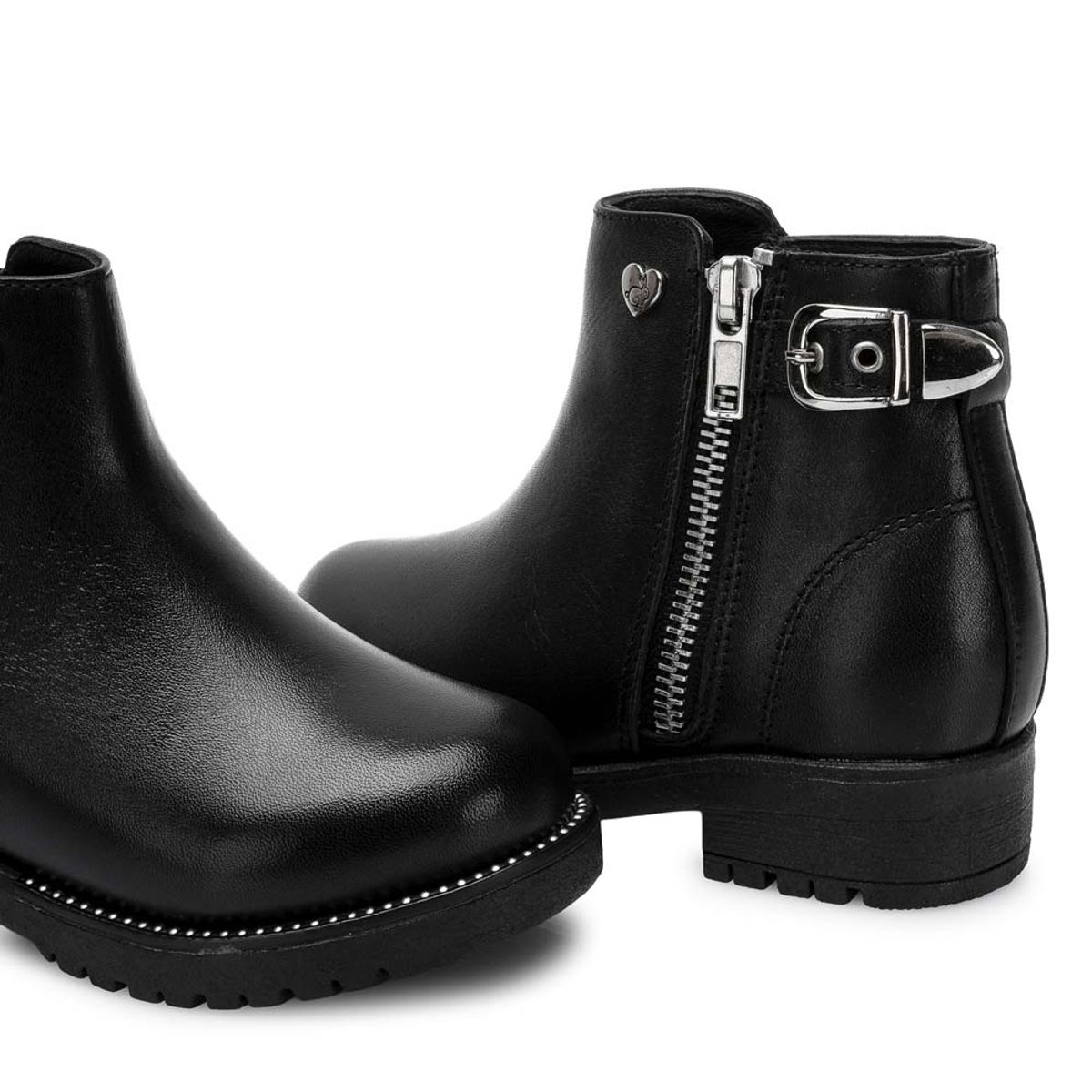 RABBIT - Botín Casual YADIRA-2529 Negro Rabbit Cuero