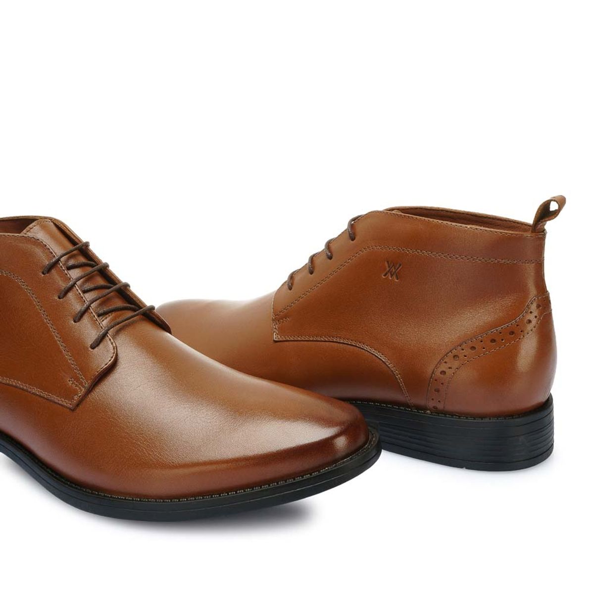 VIALE - Botín Derby Casual MATEO-2519 Toffe Viale Homme Cuero