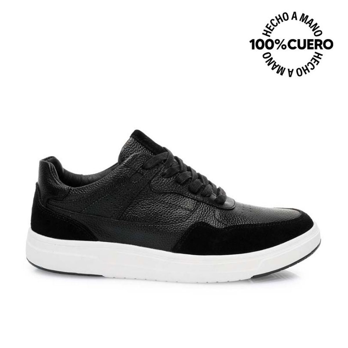 VIALE - Zapatilla Casual RICARDO-2522 Negro Viale Homme Cuero