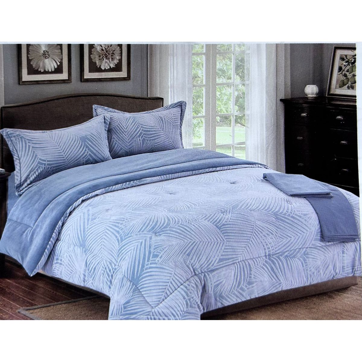 MINGDA - Set de Edredón 2 pz  piel de ángel de 5 piezas invierno 