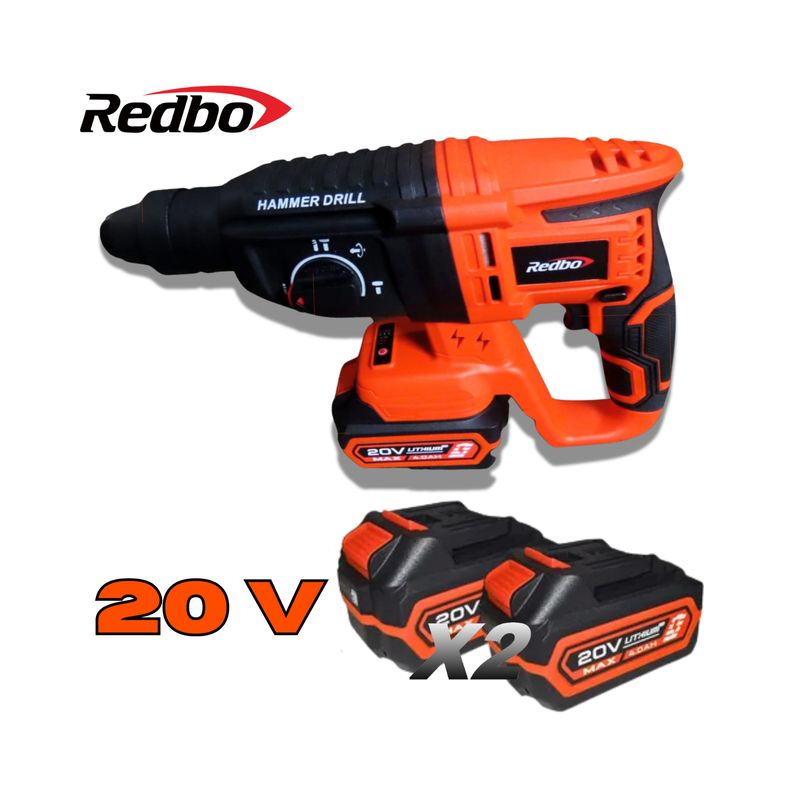 REDBO - ROTOMARTILLO INALAMBRICO REDBO RH-20BL 20V