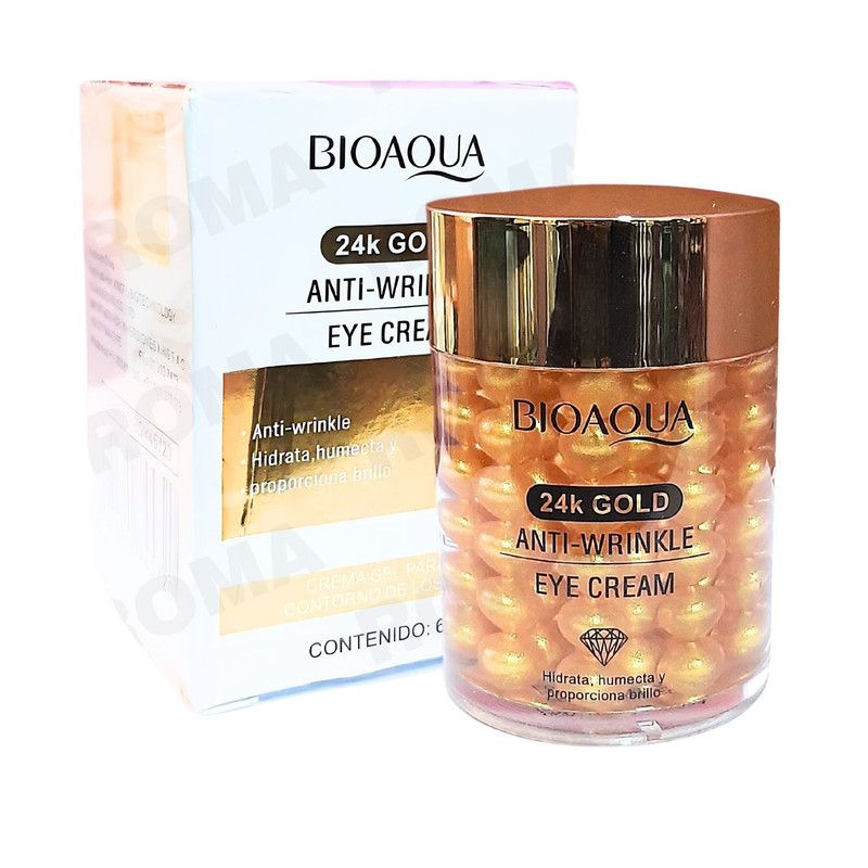 BIOAQUA - CONTORNO DE OJOS 24K GOLD ANTI ARRUGAGAS 60G BIOAQUA