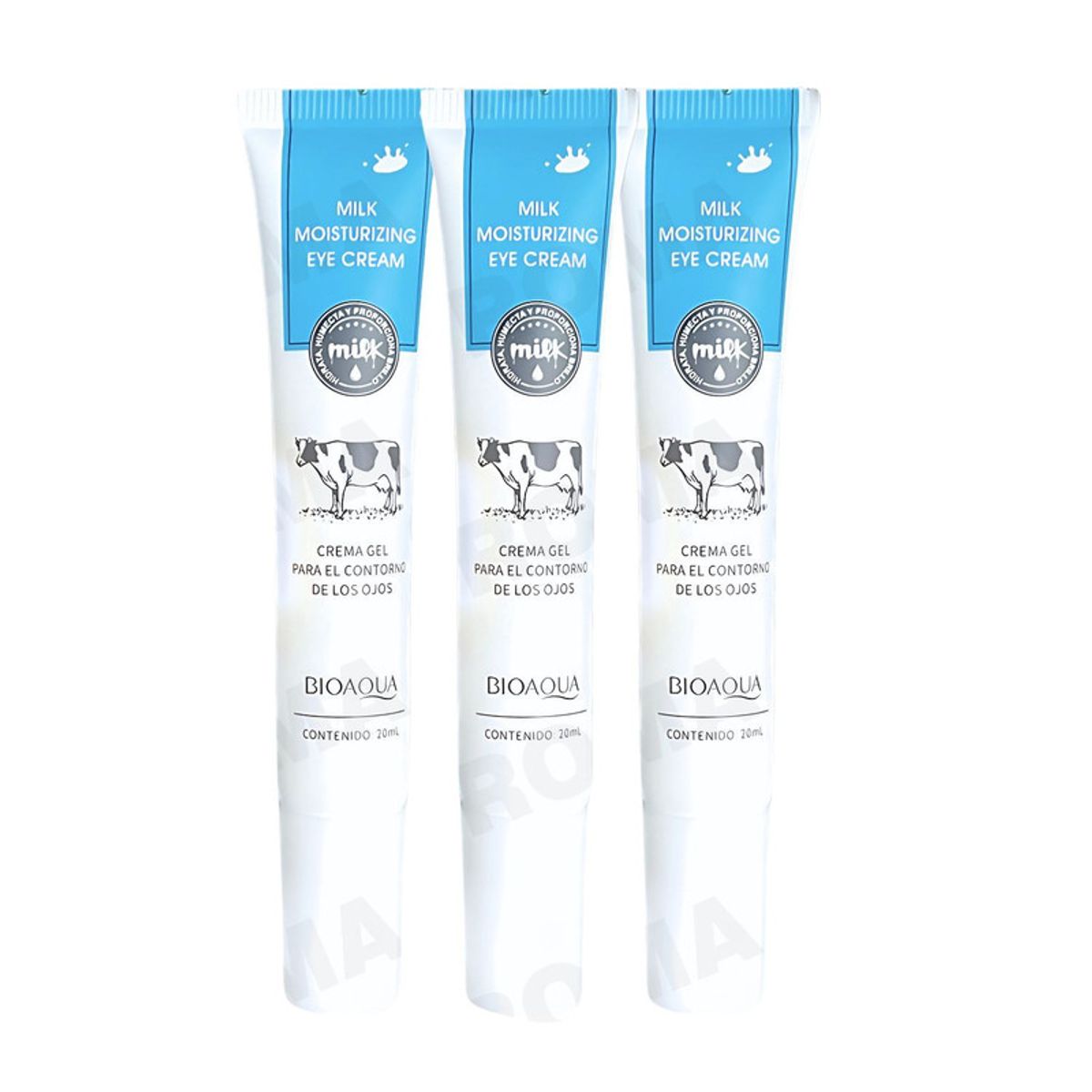 BIOAQUA - PACK 3 CONTORNO DE OJOS DE LECHE 60ML BIOAQUA