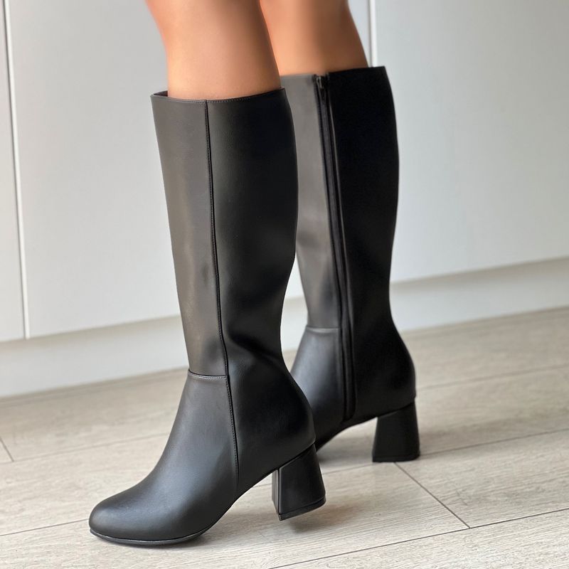 GENERICO - BOTA NEGRO PARA DAMA TACO 5 MIA