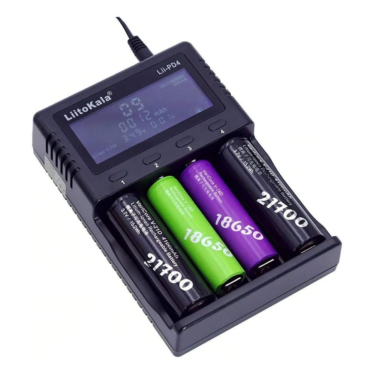 LIITOKALA - CARGADOR DE BATERÍA LIITOKALA LII-PD4