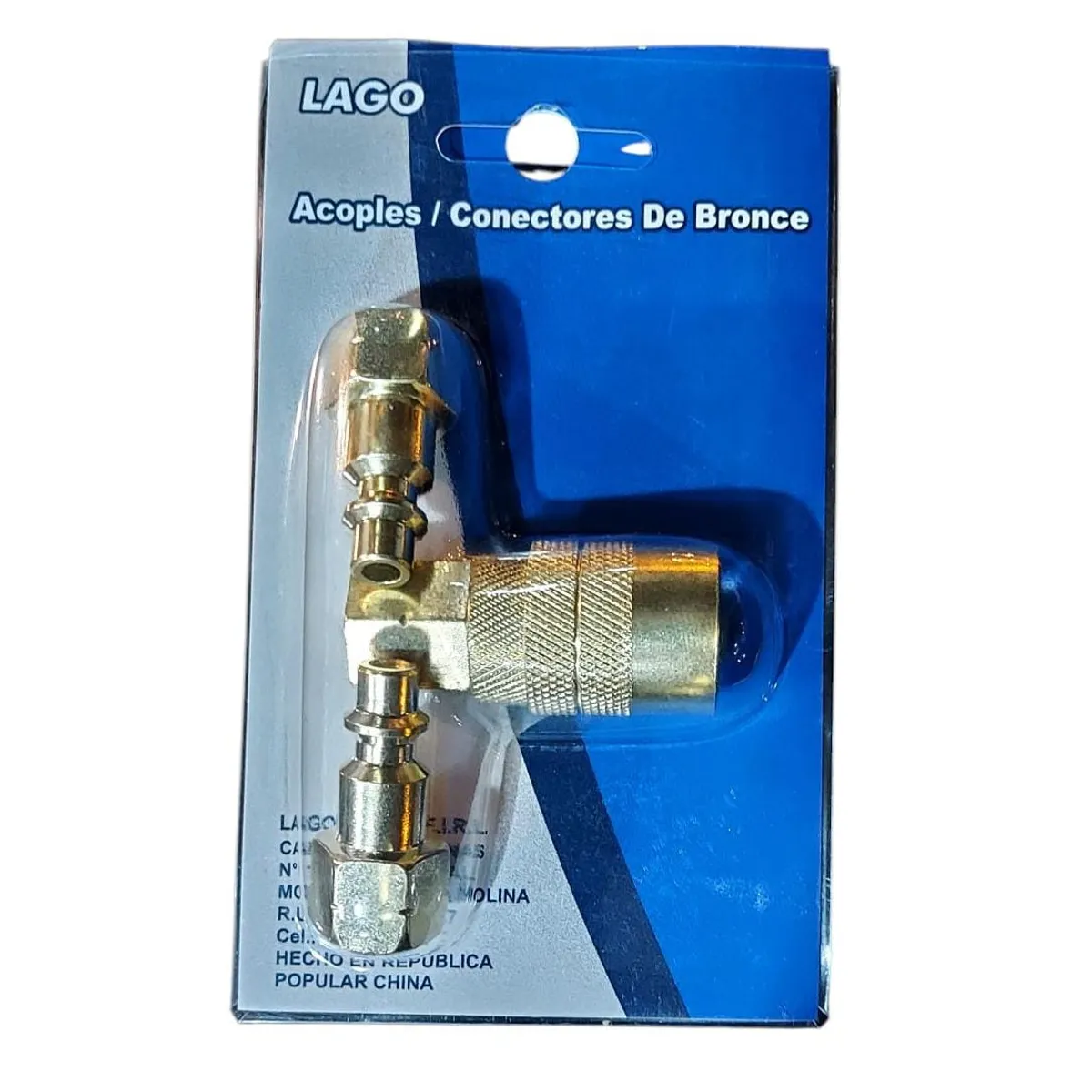 VOYLET - ACOPLE RAPIDO MIXTO 1/4 + 2 CONECTORES RAPIDO HEMBRA