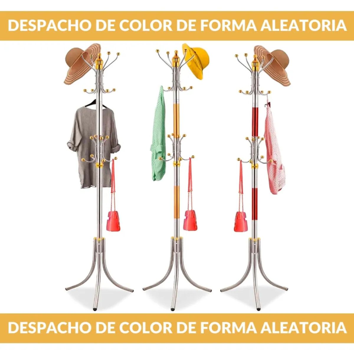 INSPIRA MARKET - Perchero de Pie Organizador Colgador para Dormitorio Oficina Sala