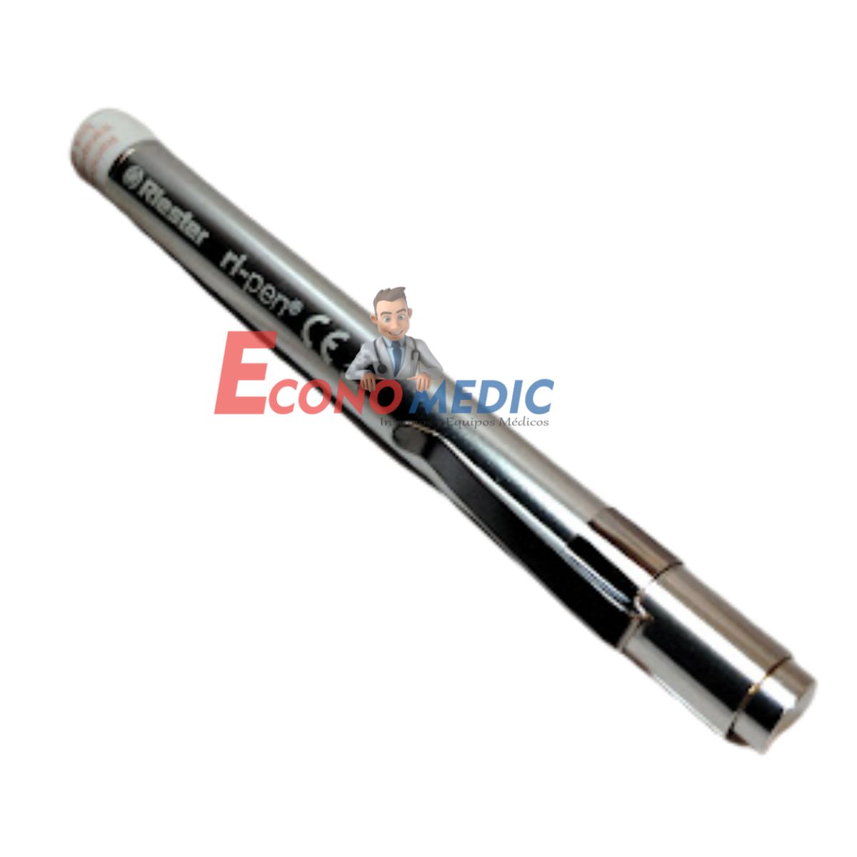 RIESTER - LINTERNA RI PEN COLOR PLATEADO - RIESTER