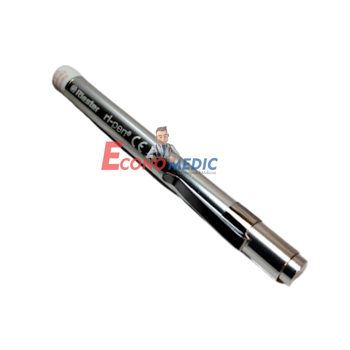 RIESTER - LINTERNA RI PEN COLOR PLATEADO - RIESTER