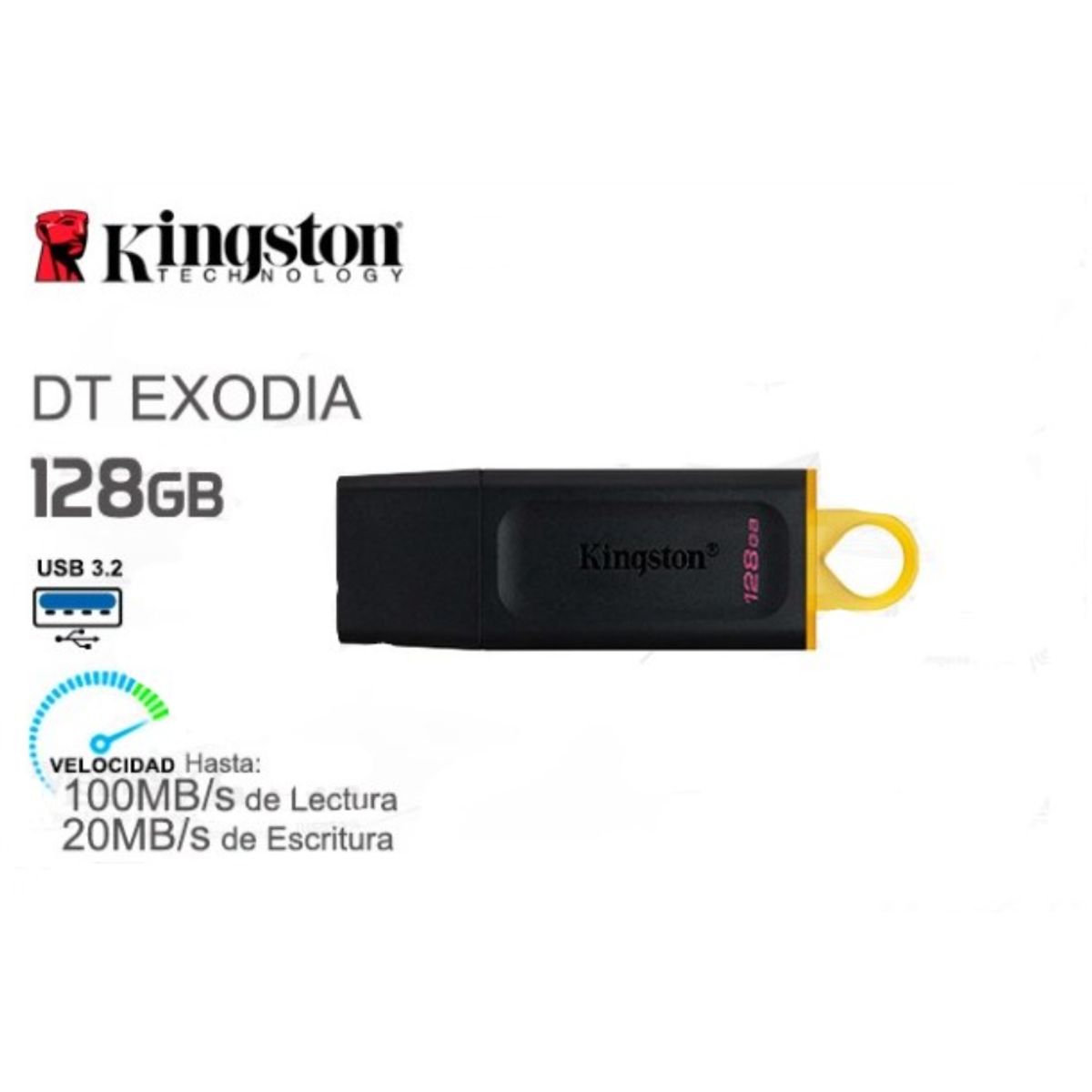 KINGSTON - Memoria Usb 3.2 128 Gb Kingston