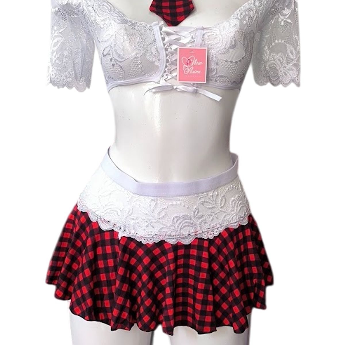 GENERICO - LENCERIA DISFRAZ COLEGIALA SEXY