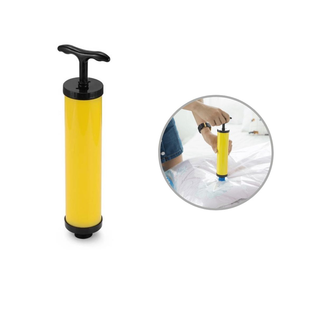 GENERICO - Extractor Succionador de Aire Manual Para Bolsas Al Vacío