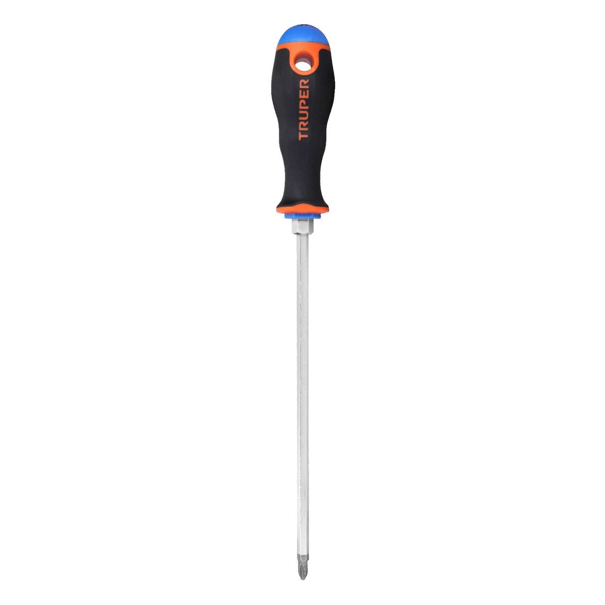 TRUPER - Desarmador Estrella Cruz 1/4" x 8" Mango Comfort Grip 14082 Truper