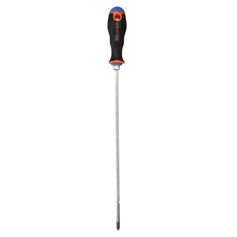 TRUPER - Desarmador Estrella Cruz 1/4" x 12" Mango Comfort Grip 100838 Truper