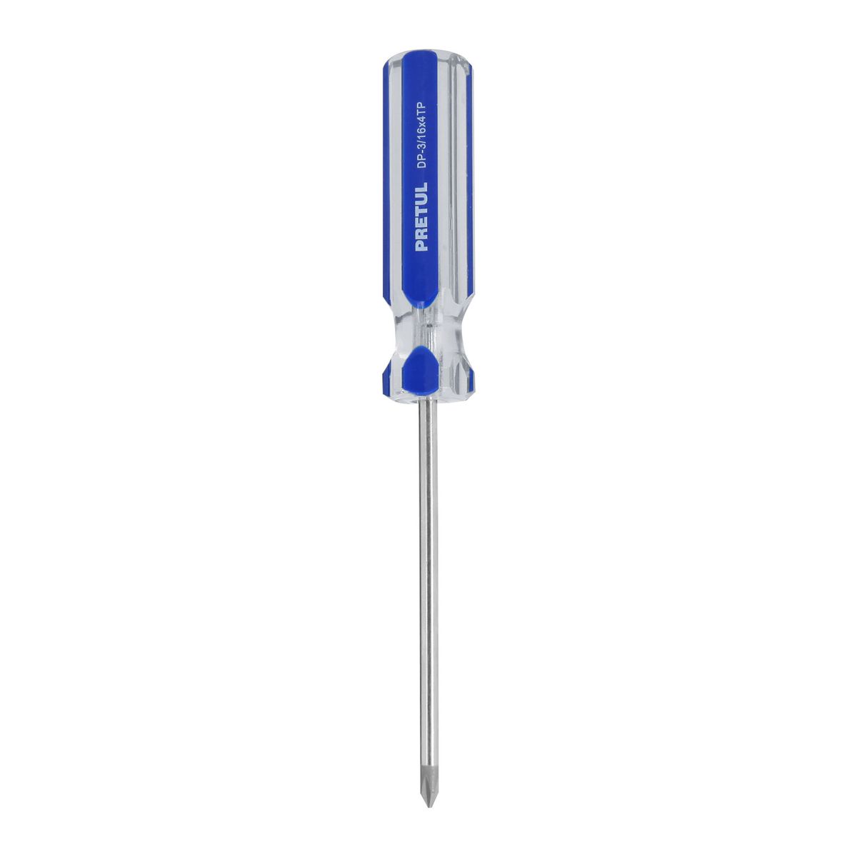 PRETUL - Desarmador Estrella Cruz 3/16" x 4" Mango de PVC 21473 Pretul