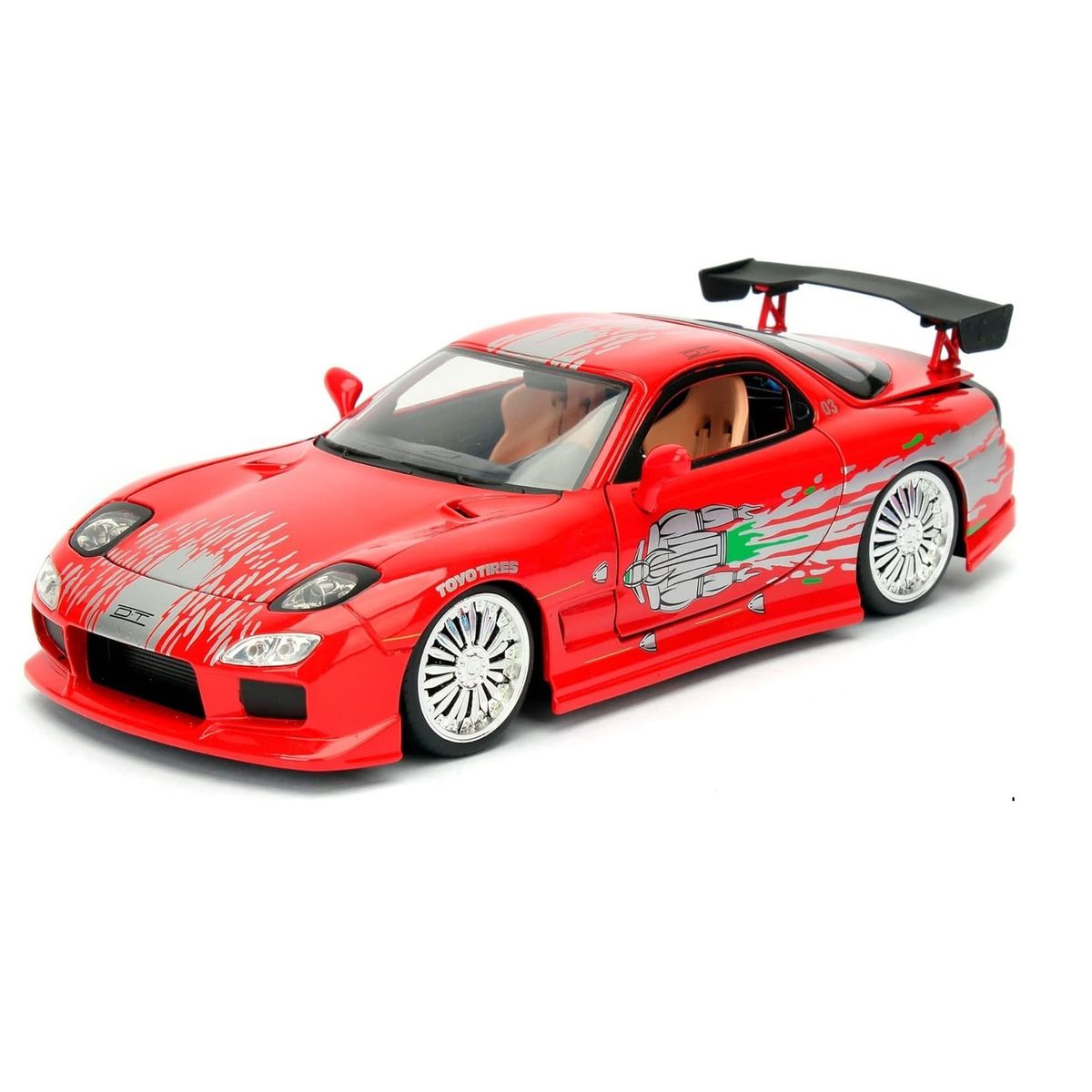 JADA TOYS - AUTO COLECCION RAPIDOS Y FURIOSOS MAZDA RX 7 DOM Escala 1:24