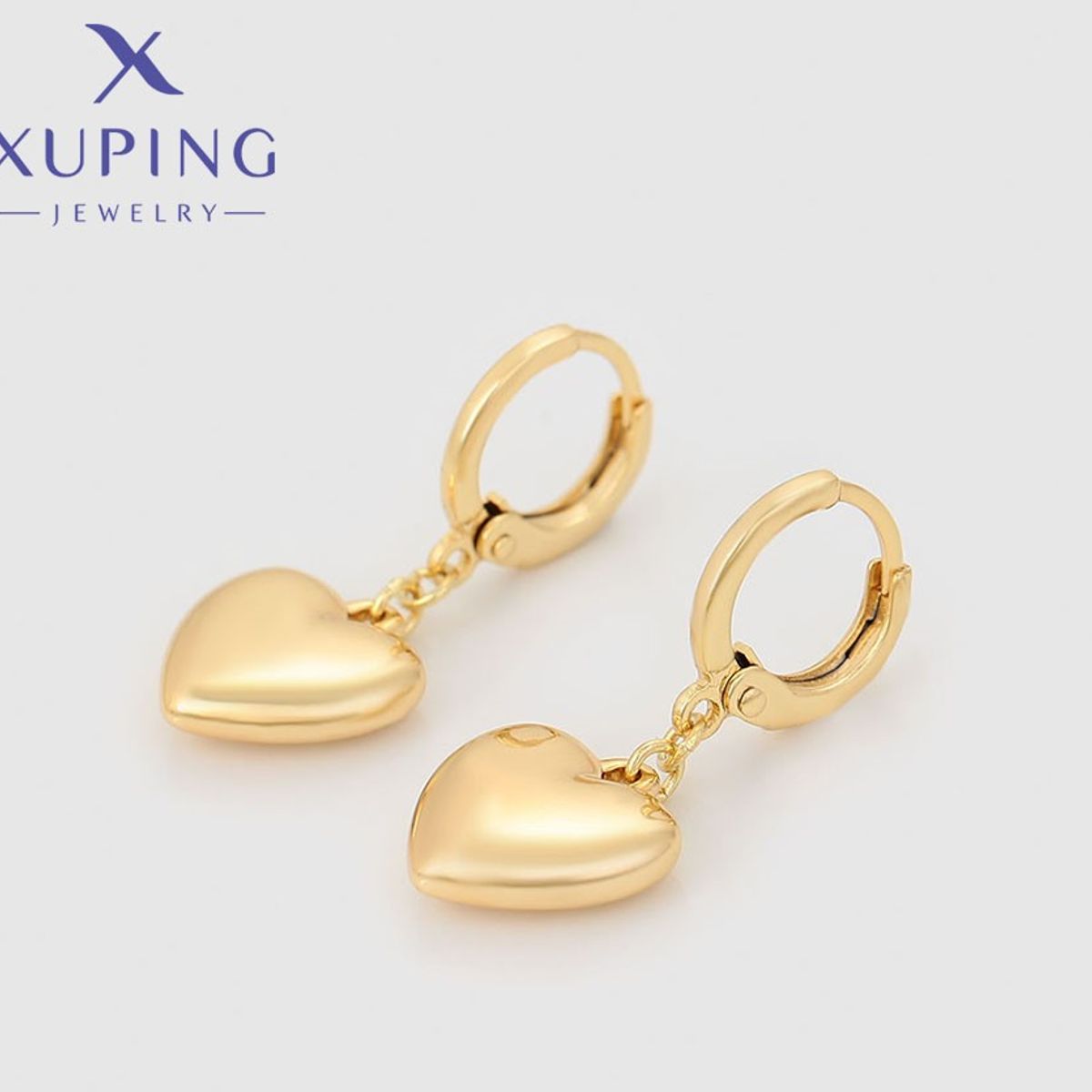 GENERICO - Set Colgante Collar más Arete Corazón Xuping Exclusivo Regalo