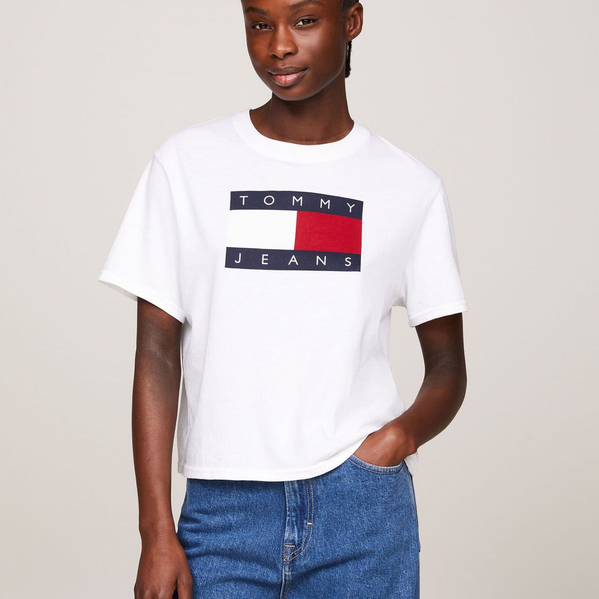 TOMMY HILFIGER - T-SHIRT M/C PARA MUJERES TH