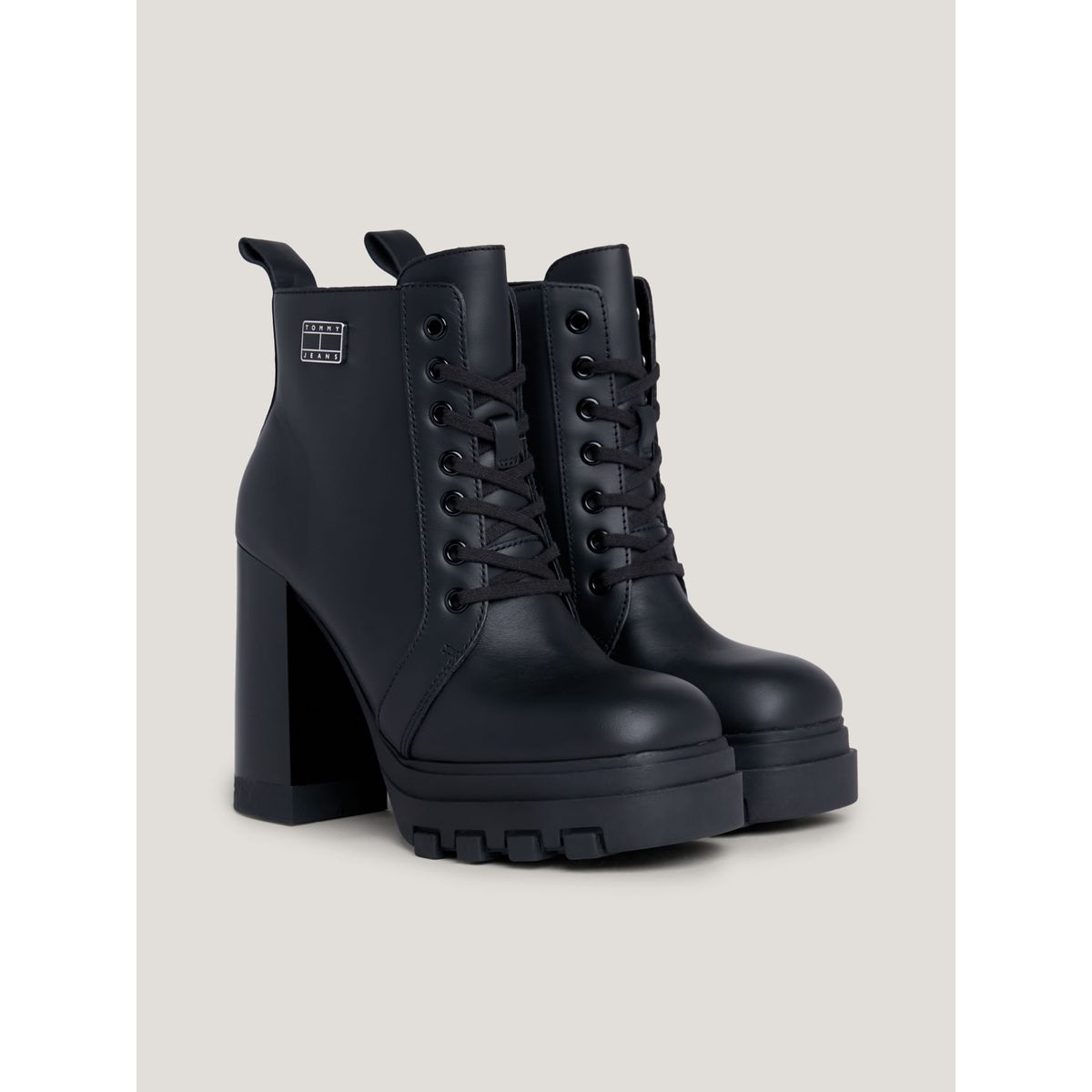 TOMMY HILFIGER - BOTIN HD TJW HIGH HEEL LACE UP BOOT